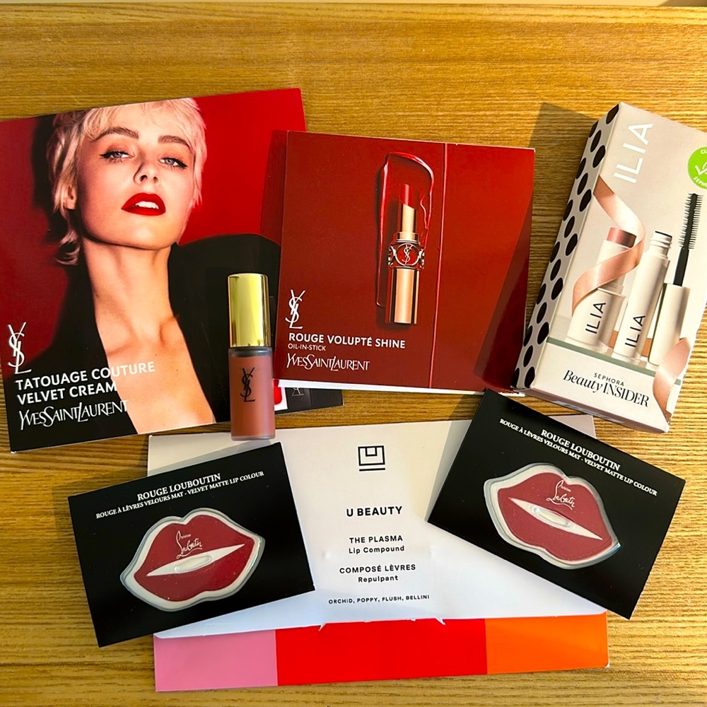Collection of Lip Color Samples